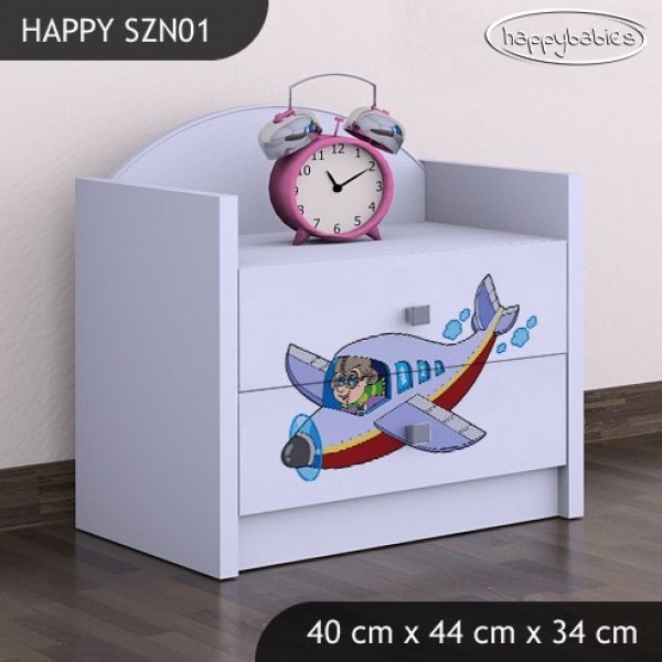 Nočna omarica Happy babies Letalo 45 SZN1